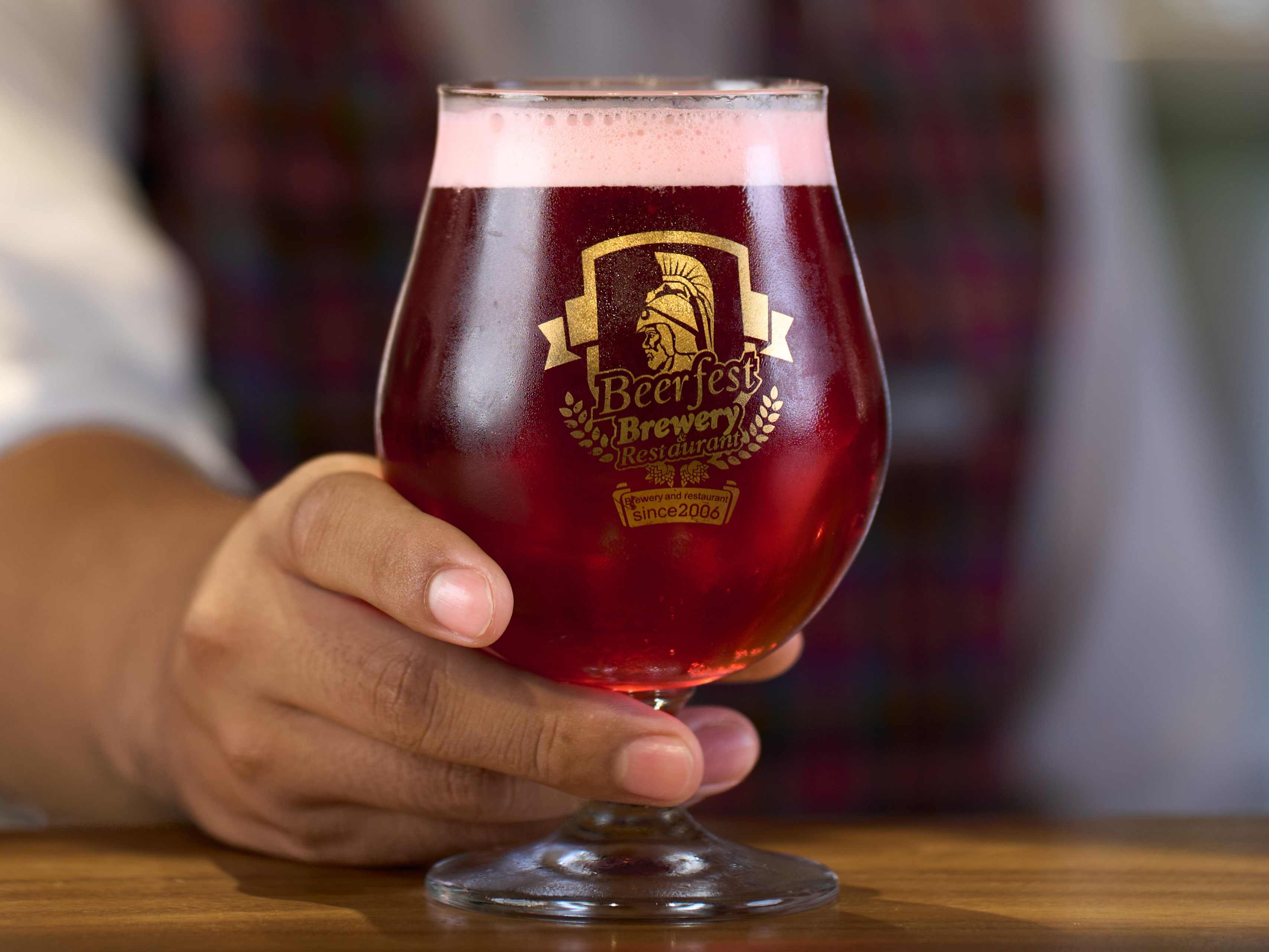 คราฟต์เบียร์สด เชอร์รี รูบี้