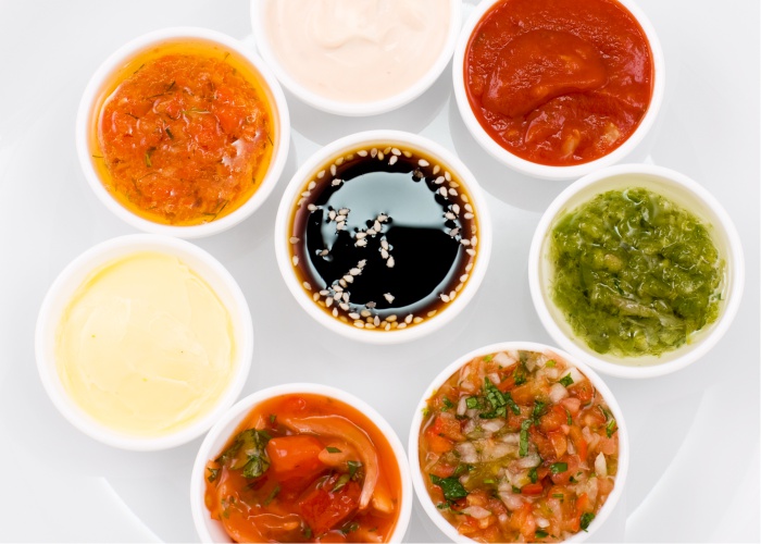 Homemade spicy adjika