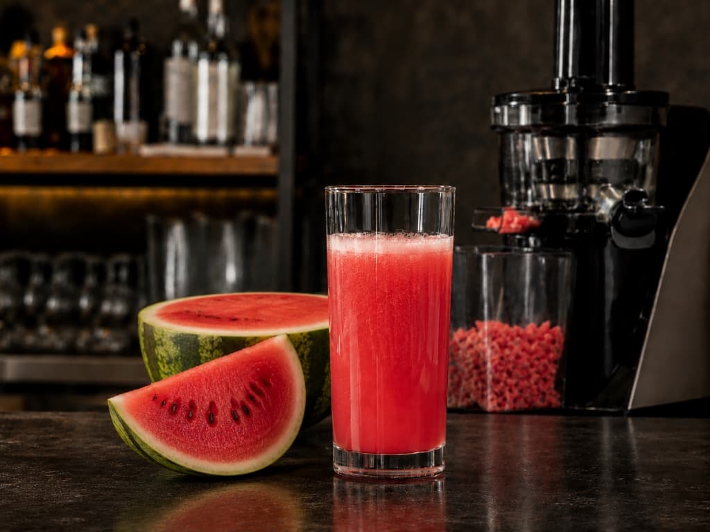 Freshly squeezed juice watermelon