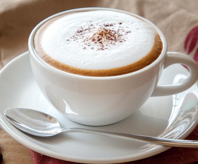 คาปูชิโน่ร้อน