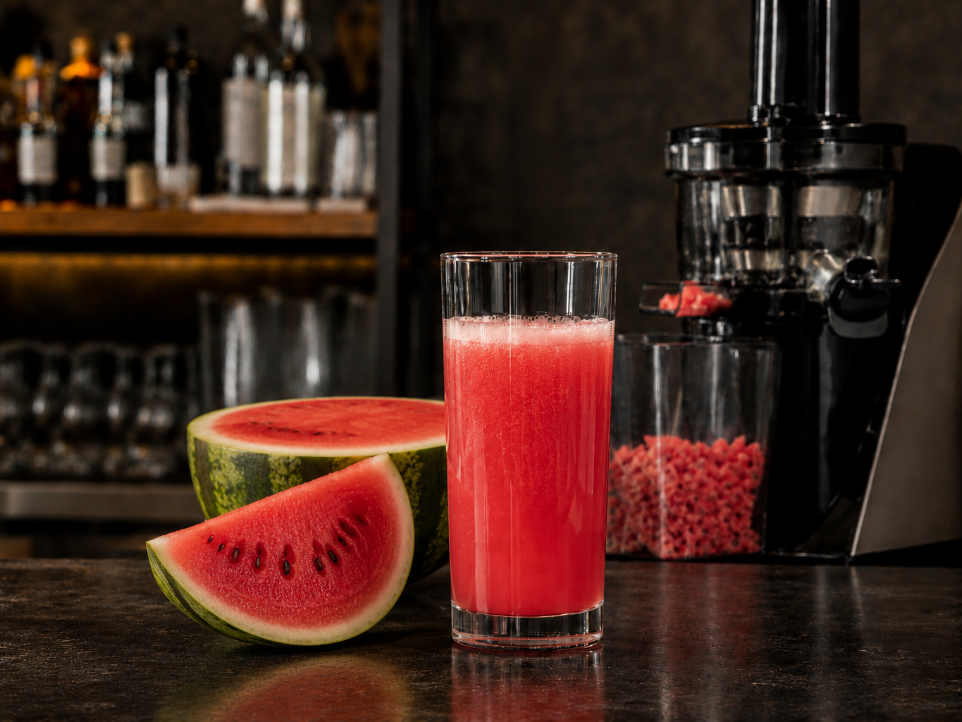 Freshly squeezed juice watermelon