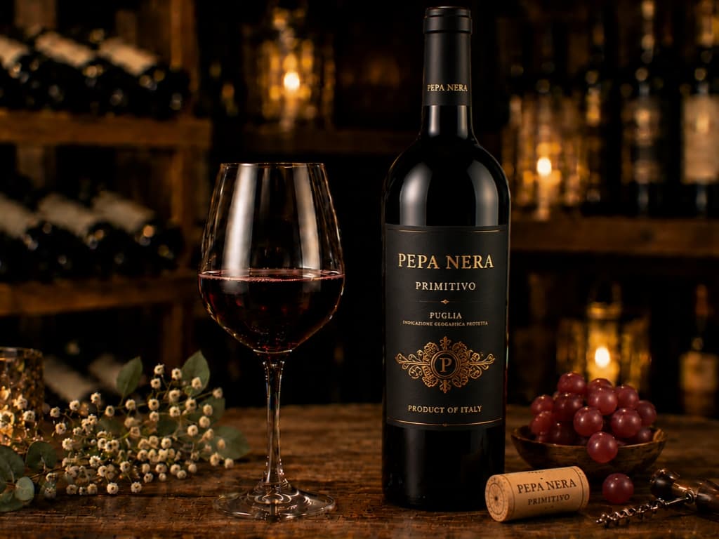 ไวน์แดง pepa nera primitivo 