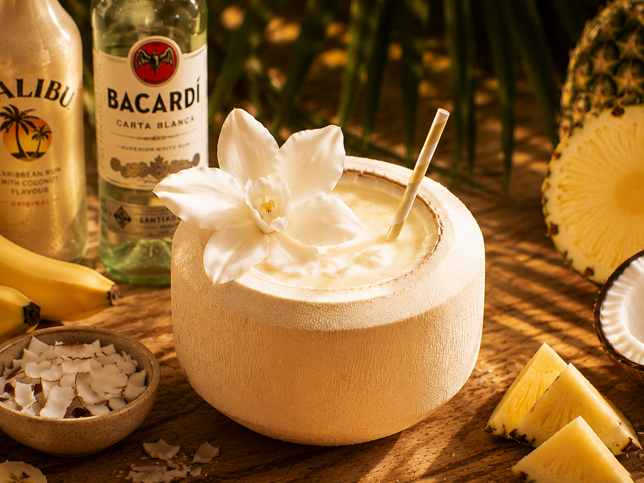 Coconut banana colada