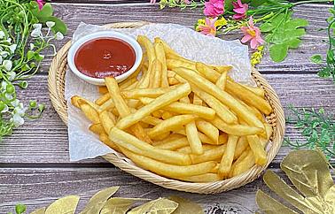 เฟรนช์ฟรายส์กับน้ำมันทรัฟเฟิลและพาร์เตซาน