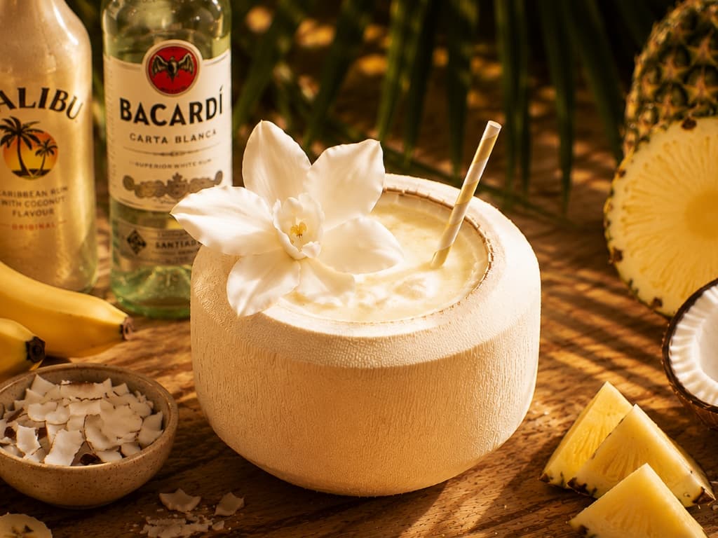 Coconut banana colada