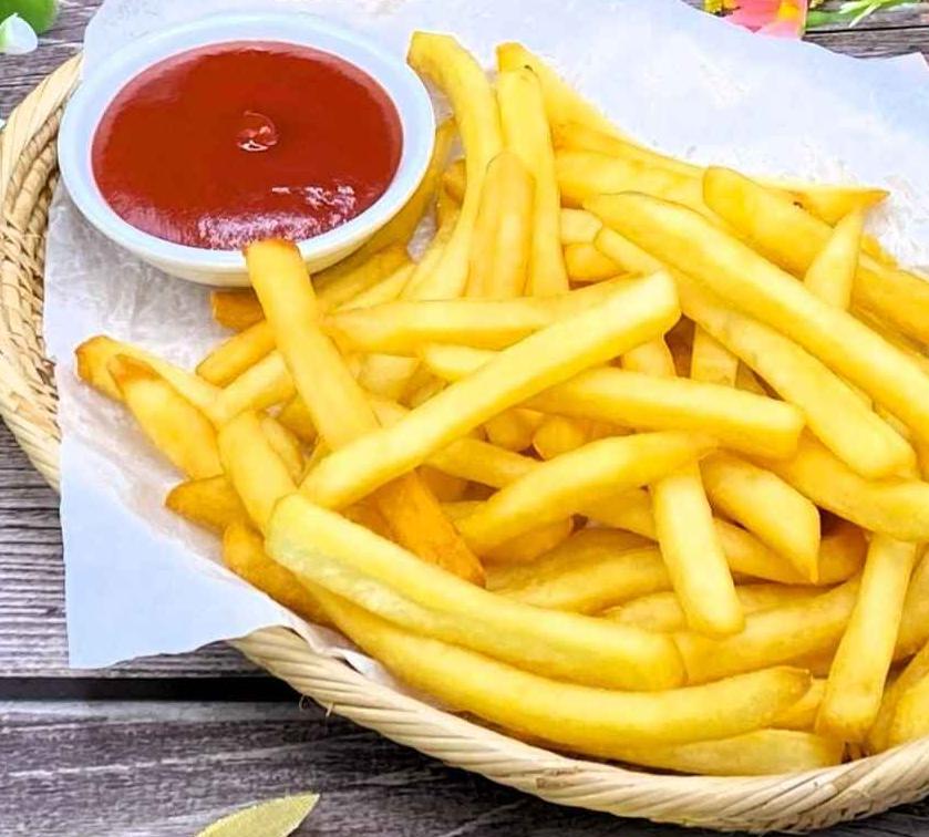 เฟรนช์ฟรายส์กับน้ำมันทรัฟเฟิลและพาร์เตซาน